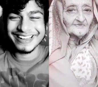  duet with @___sangu___3112 dadi jee sach me apne dil jit liya mera _pray_type_1_2__heart_️  kishorkumar  foryoupage  960 X 1080 