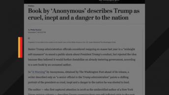 Anonymous Book: Senior Trump Admin Officials Considered Resigning In 'Midnight Self-Massacre'