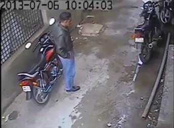 Bike thief caught on CCTV!!