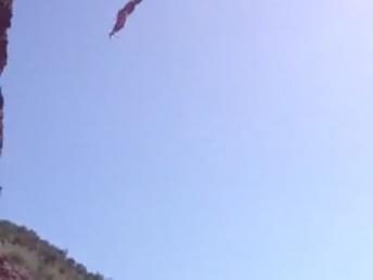 Insane 88 Foot Cliff Jump!