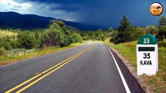 கிலோமீட்டர் கல்லில் உள்ள வண்ணங்களின் அர்