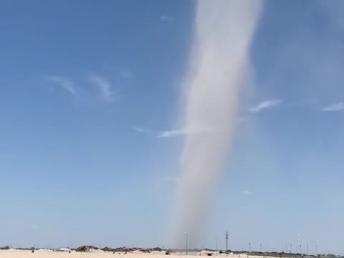 Nothing says West Texas like a big dust devil on a Sunday afternoon