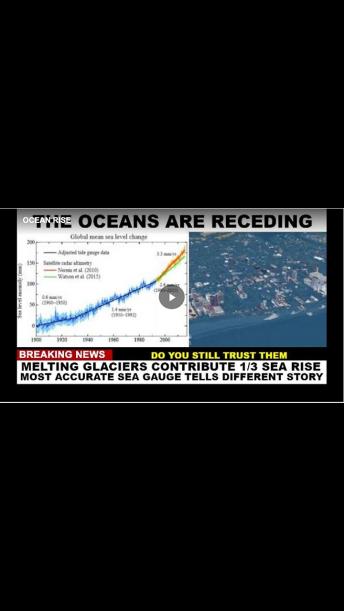 About how oceans are rising.