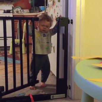 Funny and cute babies trying to escape