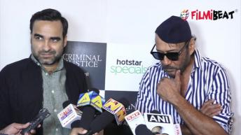 Pankaj Tripathi & Jackie Shroff talks on their web series Criminal Justice; Watch video