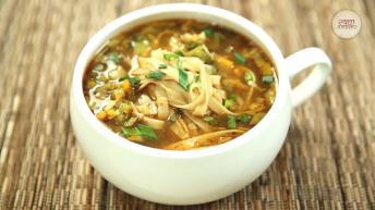 Veg Noodles Soup Recipe | वेज नूडल्स सूप | Vegetable Noodles Soup Recipe In Hindi | Harsh Garg