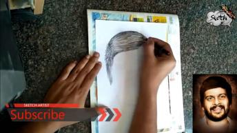 Pencil sketching Time Lapse !! Shankar nag