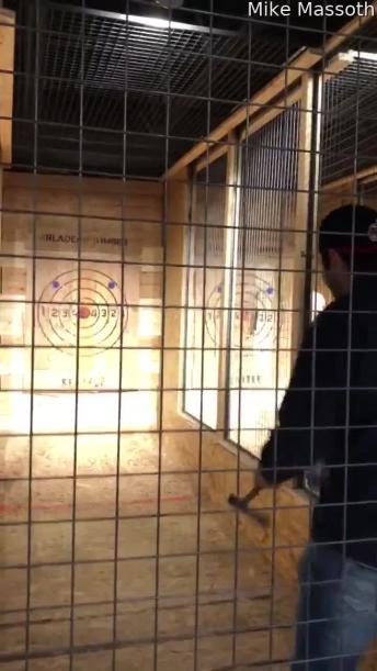 Axe Catch Surprises Crowd