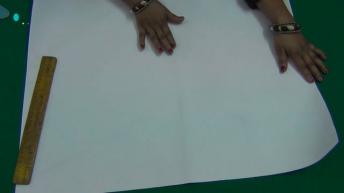 पेपर पर चूड़ीदार पैजामी बनाये आसानी से ! Learn Churidar Pajami drafting pattern on paper  in hindi