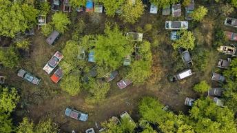 Mystery of abandoned antique junkyard where antique cars are left to rot