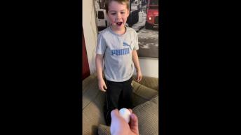 Jokester dad pulls egg-to-chicken prank on son