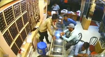 Stupid criminal caught redhanded 