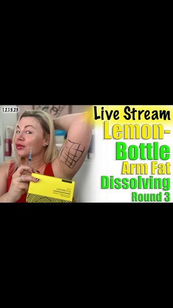 Live Stream Lemonbottle Fat Dissolver for Arms, Round 3, AceCosm | Code Jessica10 Saves you money