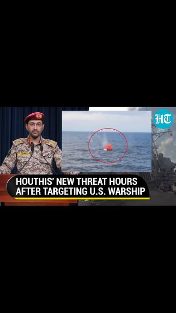 Houthi Leader Says 'New Battle With USA' Has Begun, Hours After Drone Attack Bid On American Warship