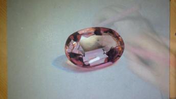 A Time-Lapse Video Showing You How To Draw A Violet Realistic Amethyst