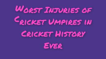 #Umpires Hit by Ball in Cricket Match CRICKET360