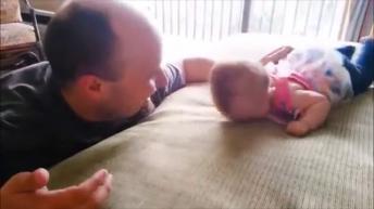 Cute babies with daddy!!