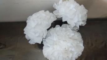 DIY  Tissuepaper flower!