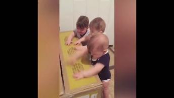 Funny Triplet Babies Laughing Moments 