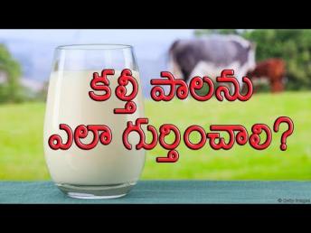 kaltee milk|కల్తీ పాలను ఎలా గుర్తించాలి? |Milk Adulteration