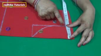 Half Collar Neck Cutting and Stitching in Easy Way