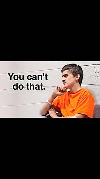 A Killer Teen Realizes He's Been Arrested!