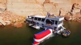 Awesome water surfing stunts  !!