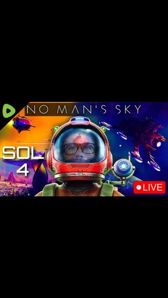 🔴LIVE - No Man's Sky PERMADEATH - Sol 4 - Trying to SURVIVE