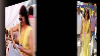 नीली ड्रेस में पोलिंग अफसर ने वायरल फोटो पर दिया चौंकाने वाला रिएक्शन