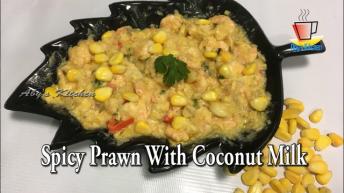 Spicy prawn with coconut milk | Shrimp with coconut Masala Fry | Aby's kitchen