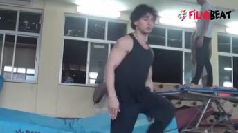 Bollywood Star Tiger Shroff is putting his stunt videos on social media