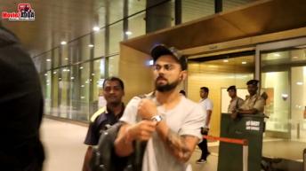 Virat Kohli पहुंचे मुंबई एयरपोर्ट