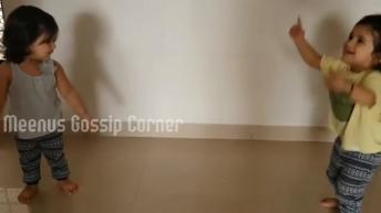 ​Karanvir Bohra Twin Daughters Makes The Painting | Raya Bella and Vienna | Meenu's Gossip Corner