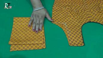 3 inch sleeve cutting and stitching | baju cutting for blouse/kurti