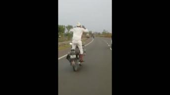 बाइक पर डांस पड़ा महंगा...Haha