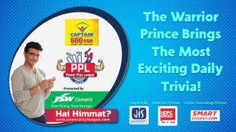 Trivia Question 29th October and 30th October: Captain TMT Power Play League presented by JSW Cement