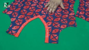 how to make Kurti Neck design with and without bukram cutting and stitching in hindi | Easy Way