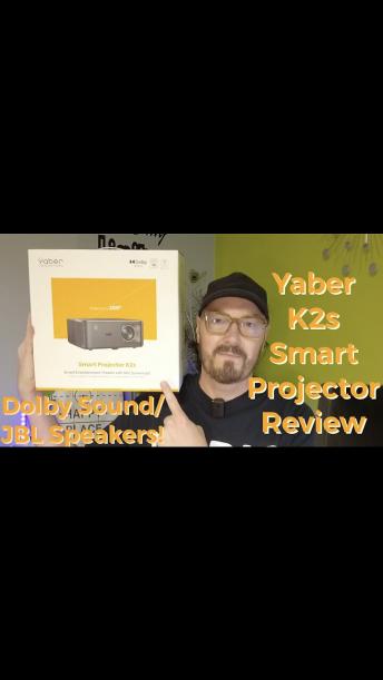 Yaber K2s Smart Projector Review | Dolby Sound,JBL Speakers,Alexa Enabled,NFC,Wifi 6