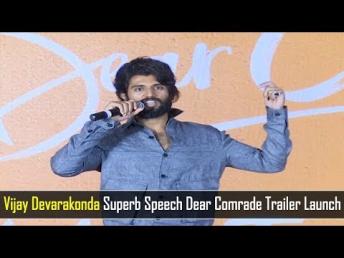 Vijay Devarakonda Superb Speech At Dear Comrade Trailer Launch