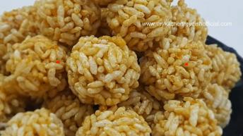 2 ingredients Tasty Snack in 10 mins| Kurmura laddu Recipe in hindi | My Kitchen My Dish