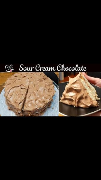 Fluffy Sour Cream Chocolate Buttercream - Baking with Collard Valley Cooks