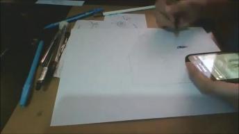 Luisa  Ballpoint Portrait Time lapse  Anjeraku